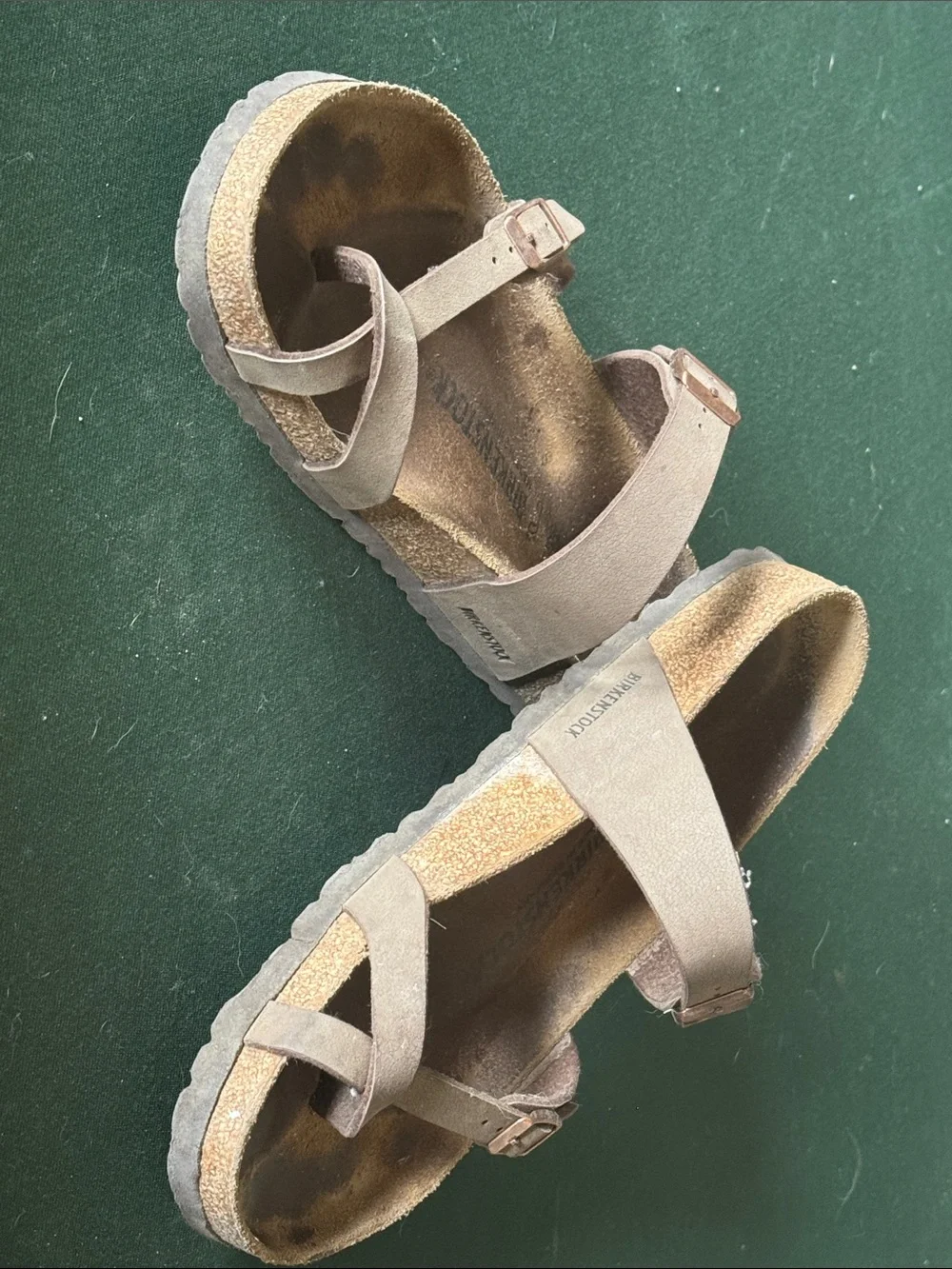 Birkenstock Brown Triple-Strap Sandals